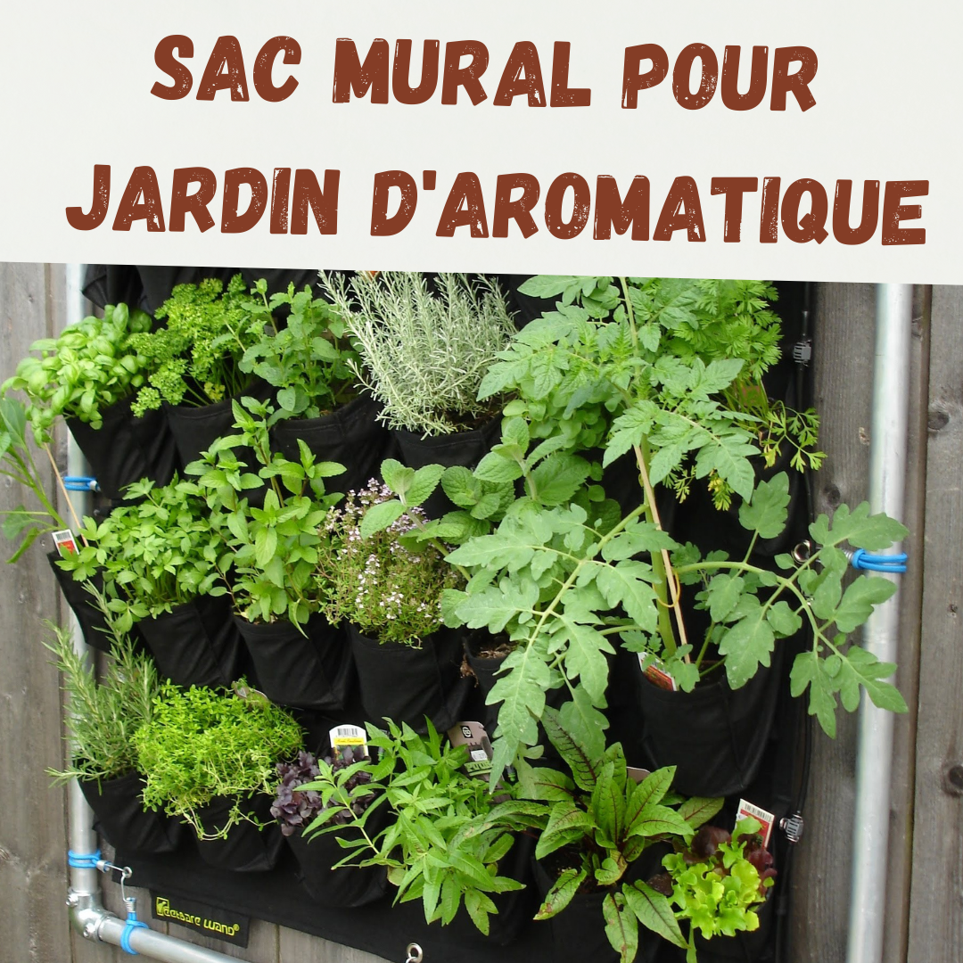 Miniature sac mural pr jardin aromatique